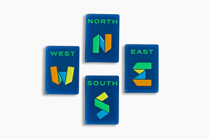 Juego de Mahjong Americano de Acrílico de Una Sola Capa Azul Almirante The Minimal Line con Soportes para Noches de Juego <span class=keywords><strong>en</strong></span> Familia, Compra al por Mayor, Logotipo Personalizado - Product Image 6