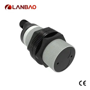 Lanbao Plastic Cylindrical Shape Diffuse Reflection M12 Connector Photoelectric Sensor