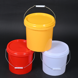 Cubo de Plástico Redondo Multiusos de 18L para Detergente en Polvo, <span class=keywords><strong>Gel</strong></span> de Limpieza y Almacenamiento del Hogar - Product Image 6