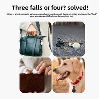 Nenepet Traceur GPS Bluetooth intelligent transfrontalier Airtag 4G IP67 Anti-perte pour animaux de compagnie Mini avec autonomie de plus de 20h