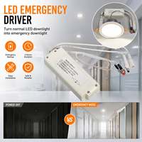 Kit Konversi Darurat CE Auto-Test dengan Baterai Li-ion 7.4V, Casing PC Tahan Api, dan Driver LED untuk Panel Downlight