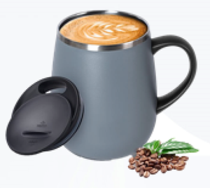 Chất lượng cao biểu tượng tùy chỉnh 16oz thép không gỉ cách điện du lịch chai nước cốc cà phê Mug Tumblers với xử lý - Product Image 3