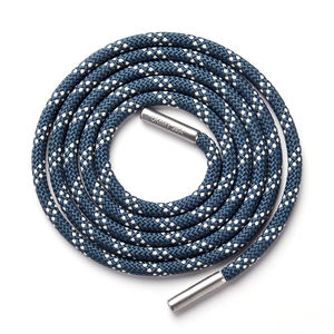 Lacci Riflettenti in Poliestere di Lusso 2025, Stile Popolare, Finitura Piatta Colorata Nera e Bianca per Abbigliamento e Calzature - Product Image 2