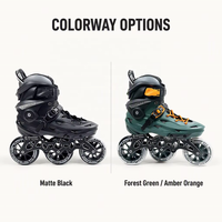 Patins à roulettes professionnels pour adultes à trois roues en alliage d'aluminium avec roulettes de slalom pour hommes et femmes