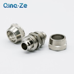 QincZe <b>Quick</b> Coupler Copper Plated Nickel 4 6 8 10 12 16mm Direct Connect Air Hose Fitting - Product Image 2