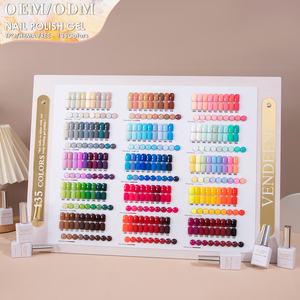 Proveedor de Esmaltes de Uñas Vendeeni, Colección de 135 Colores de Esmalte de Gel, Marca Privada OEM, Personalización Gratuita, Esmalte de Gel UV, Libre de TPO y HEMA - Product Image 1