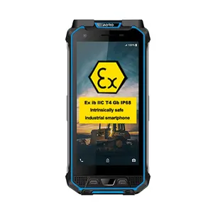 Android smart téléphone mobile atex zone 1/21 numérique intrinsèquement sûr mobile atex antidéflagrant uhf téléphone explosion