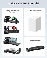 Grabadora Láser Dual XTool F1 2 en 1 con Extensión Deslizante, Grabadora Láser de Fibra Portátil para Papel MDF 3D, Condición Nueva LAS