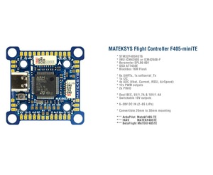 Mateksys F405-miniTE bay điều khiển được xây dựng trong icm42605 cho RC đua bay không người lái - Product Image 5