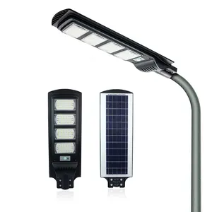 KCD IP65 High Bright Remote Control High Lumens All In One Solar LED Street Lights 5000 Watts Street Lamp With Solar Panel