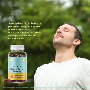 Capsules OEM ODM Maca Ashwagandha pour le soulagement du stress et le soutien immunitaire, antioxydant efficace, bonbons énergétiques pour adultes - Product Image 5