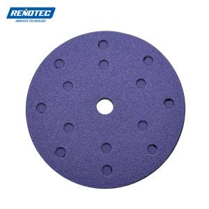 Papel de lija personalizable de óxido de aluminio de 150mm con 8 agujeros, discos de lijadora de coche de <span class=keywords><strong>grano</strong></span> 240, herramientas abrasivas de madera, papeles para lijado de madera - Product Image 6