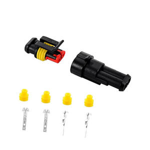 Connettore per auto impermeabile da 282104-1 a 2 Pin per uso automobilistico impermeabile connettore Tyco per auto - Product Image 1