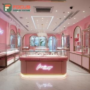 Fabricante de Vitrinas Modernas para Joyería Personalizada, Vitrina de Vidrio Templado para Mostrador de Centro Comercial - Product Image 4