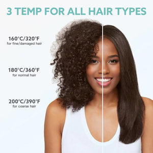 Nouveau lisseur sans fil 140-200C °   Peigne lissant avec 3 réglages de température, type-C, écran LCD - Product Image 6