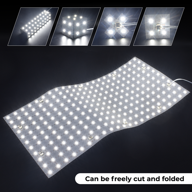 Ultra-Slim Flexible LED Sheet High Brightness 2200-6500K Color Temp Dimmable for Marble Backlighting Paper-Thin Design