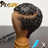 Cheveux humains vierges bruts vietnamiens en gros, sans colle, HD, pour perruque courte à couper