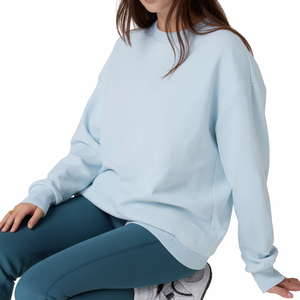 Sweatshirts pour femmes en éponge française personnalisés sweatshirt à col rond surdimensionné de haute qualité sweatshirts à capuche pour femmes - Product Image 4