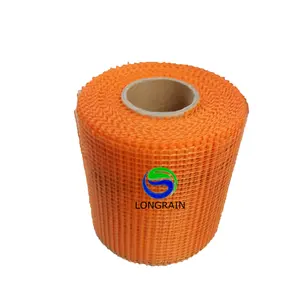 160gsm 5x6mm alkali-resistant glass fiber mesh/15cmX50m fiberglass mesh netting hot sell in Saudi Arabia/glass fiber netting