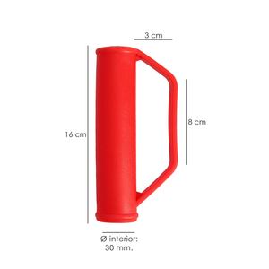 Manico di Ricambio in Plastica per Carrello da Magazzino con Pala Pieghevole - Product Image 2