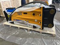 Marteau brise-roche hydraulique jaune de 2632 kg pour excavatrice de 28-35 tonnes, type boîte, avec garantie d'un an