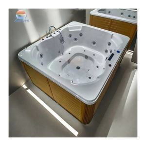 温水浴槽4-5人用屋外スパ排水マッサージワールプールアクリル自立型 - Product Image 5