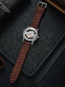 Montre manuelle gravée TOMI T102, non mécanique, avec bracelet en cuir tendance pour homme, coffret cadeau best-seller 2026 - Product Image 6
