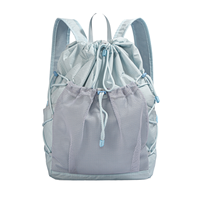 Sac à dos de sport décontracté personnalisé WOEN pour l'extérieur, avec cadre externe, courbe physiologique du dos, étanche, fermeture ouverte, en polyester