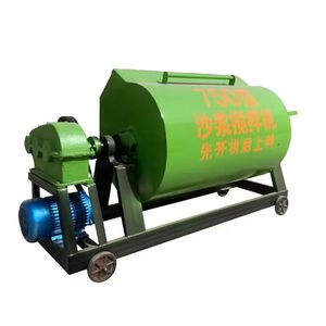 Máquina mezcladora de cizalla de arado de mortero seco de doble eje pálido de pintura con motor diésel uso doméstico oruga mezcladora de mortero de alta calidad - Product Image 5