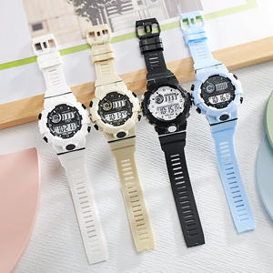Montre pour enfants LASHIDA, sportive et tendance, multifonctionnelle, étanche, affichage LED lumineux, alarme, phase lunaire numérique, cadeau pour enfant - Product Image 2