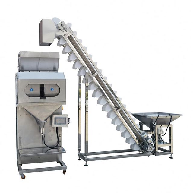 100g 500g 1kg 2kg 3kg 5kg Open Bag Nuts Granule Grain Rice Corn Wheat Filling and Sewing Packing Machine