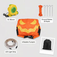 Citrouille gonflable géante pour Halloween, directement de l'usine, en tissu Oxford 210D avec éclairage LED, taille personnalisée pour la location événementielle
