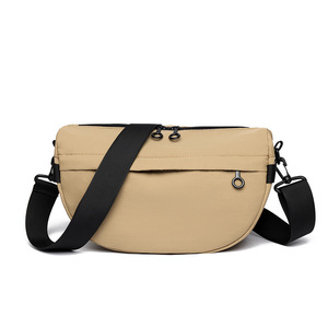 Sac bandoulière tendance <span class=keywords><strong>Tago</strong></span> Paul pour homme, sac messager décontracté, polyvalent, simple, mode urbaine, couleur unie, en nylon durable, toutes saisons - Product Image 1