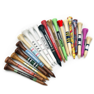 Boîte d'allumettes avec <span class=keywords><strong>logo</strong></span> personnalisé de chevilles de <span class=keywords><strong>golf</strong></span> naturelles de couleur néon emballage Tees en bambou <span class=keywords><strong>Golf</strong></span> <span class=keywords><strong>2</strong></span> 3/4 3 1/4 - Product Image 2