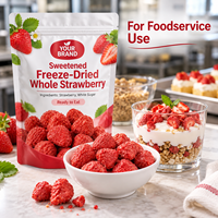 HALAL Gezoete Gefreeze-droogde Hele Aardbeien 10kg Karton Groothandel Bulk Klaar om te eten Fruit Snack 24 Maanden Houdbaarheid voor Detailhandel