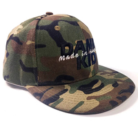 Topi Baseball Logo kustom kartun Vintage, topi Baseball pinggiran datar tagihan Snapback Camo pria, topi Trucker jala tertutup ekstra besar untuk pria