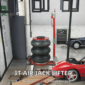 Portable <strong>Car</strong> Lifting Pneumatic Lifter 3T Air <strong>Jack</strong> with Steel Construction Standard Tools for Vehicle Lift Rubber Tools Included - Product Image 3