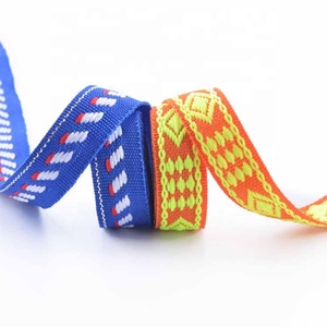 Logotipo de diseño personalizado, entrega rápida, correas impresas en Jacquard para ropa, mochilas, decoraciones de regalo, correas de nailon de algodón y poliéster - Product Image 4