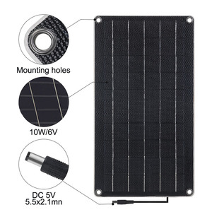 Mejor Precio, Módulos <span class=keywords><strong>Solares</strong></span> ETFE Personalizados Pequeños, Panel Solar Portátil de 5w 10w 20w 5V 6v 12v DC USB, Mini Paneles <span class=keywords><strong>Solares</strong></span> Monocristalinos y Policristalinos - Product Image 3