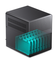 Casing PC N3 NAS Mini ITX Tower dari Aluminium Alloy dengan Port USB di Bagian Depan untuk Aplikasi Komputer & Server