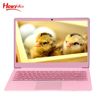 Ordinateur portable rose 14 pouces, 16 Go + 1 To, 1920x1200, Celeron N5095, Windows 10/11, vente en gros