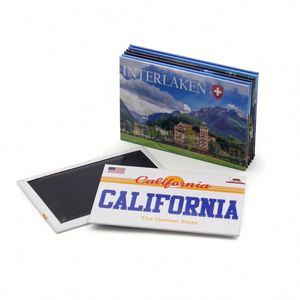 Manufactory Wholesale Top Quality Customized California Santa Monica Pictures Souvenir Gift Tin Refrigerator Magnet - Product Image 3
