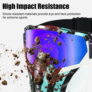 YUEDIO MX <span class=keywords><strong>masque</strong></span> facial détachable confortable lunettes de moto pour Motocross cyclisme <span class=keywords><strong>vtt</strong></span> vélo Ride Style - Product Image 2