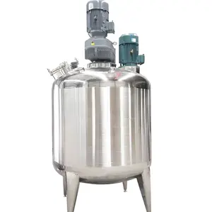 VBJX Scraping Wall Stirring Refrigerated Beer Homogenizer Blender Agitator Chemical Mixing Tank With Chiller Heater