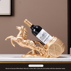 Exhibidor de Vino Creativo de Resina, Separador de Ambientes, Artículos de Decoración para el Salón, Adornos Decorativos - Product Image 6