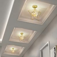 Orridor Plafonniers en fer LED simples et modernes Style nordique de luxe créatif pour vestiaire balcon-Design contemporain