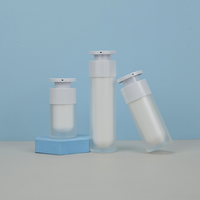 Flacon Pompe Airless Double Compartiment Luxe Mat Givré en PP pour Cosmétiques, 15ml, 30ml, 50ml, 100ml – Vente en Gros
