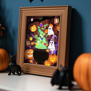 Truco o trato Halloween Edición limitada Fabricante Impresión personalizada Rompecabezas de fotos de <span class=keywords><strong>300</strong></span> <span class=keywords><strong>piezas</strong></span> para regalo Niños Niño - Product Image 1