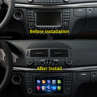 Lecteur DVD de voiture STWEI 7 pouces avec écran tactile, Carplay, lecteurs multimédias vidéo, radio, Bluetooth, navigation GPS pour Mercedes Benz Classe E W211