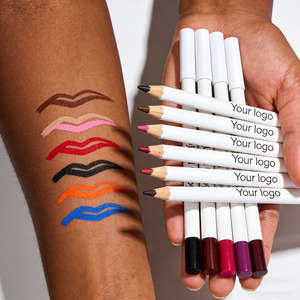 Crayon à lèvres personnalisé imperméable, couleur nude crémeuse, brun foncé, rouge, noir, rose, marque privée, maquillage - Product Image 3